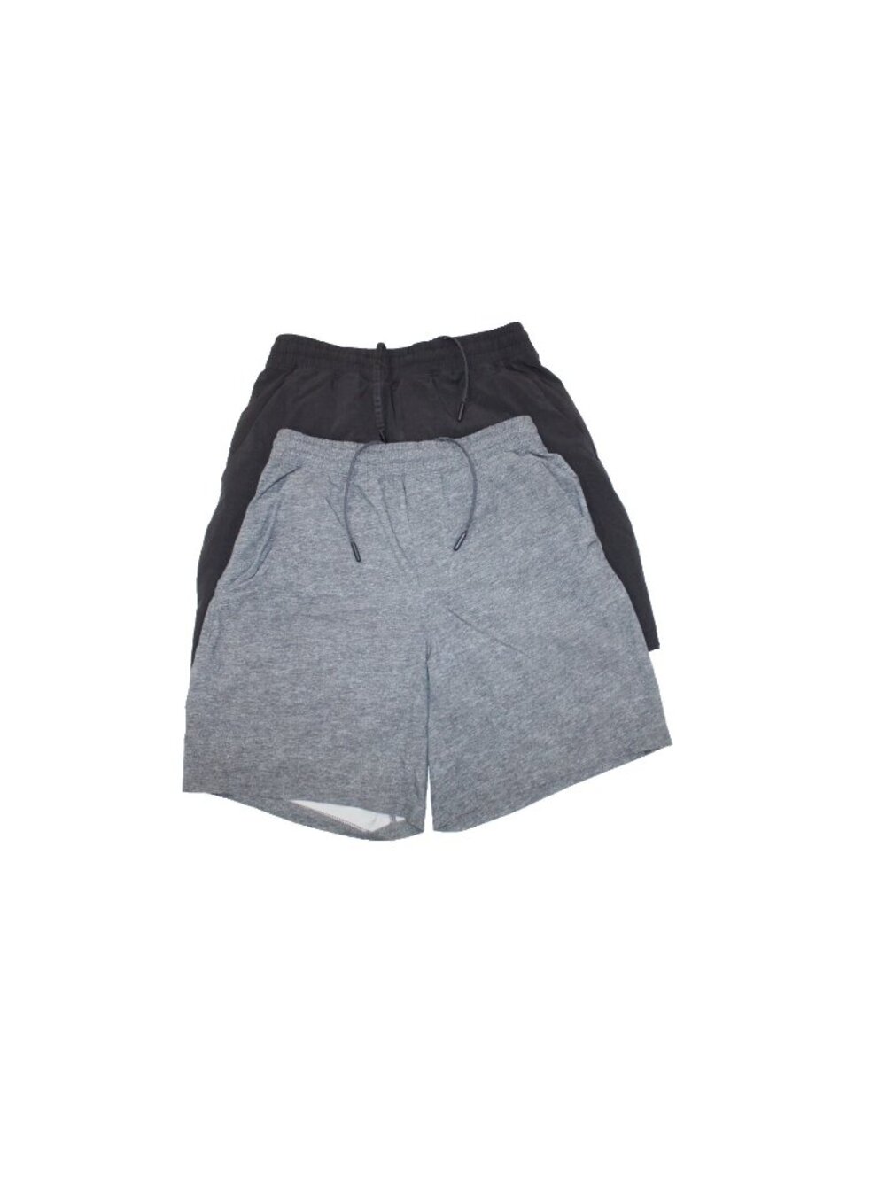 Bundle Lot Of 2 Lululemon Mens Shorts Pace Breaker 9" Lined Black Gray Sz Small